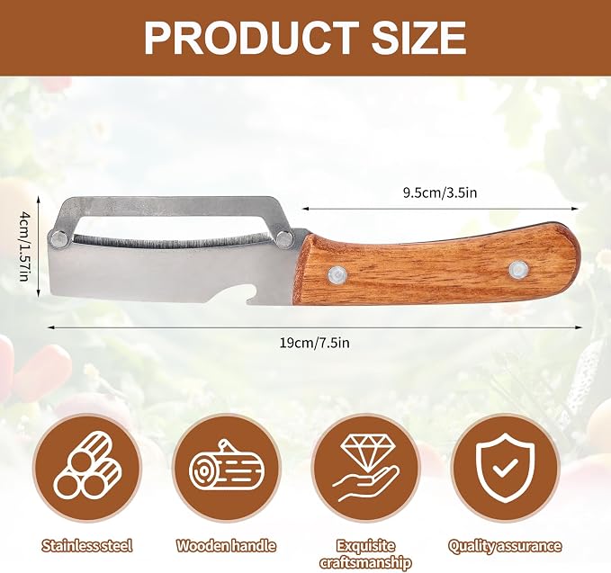 Multi-Functional Kitchen Vegetable Peeler: Ergonomic Handle, - Image 7