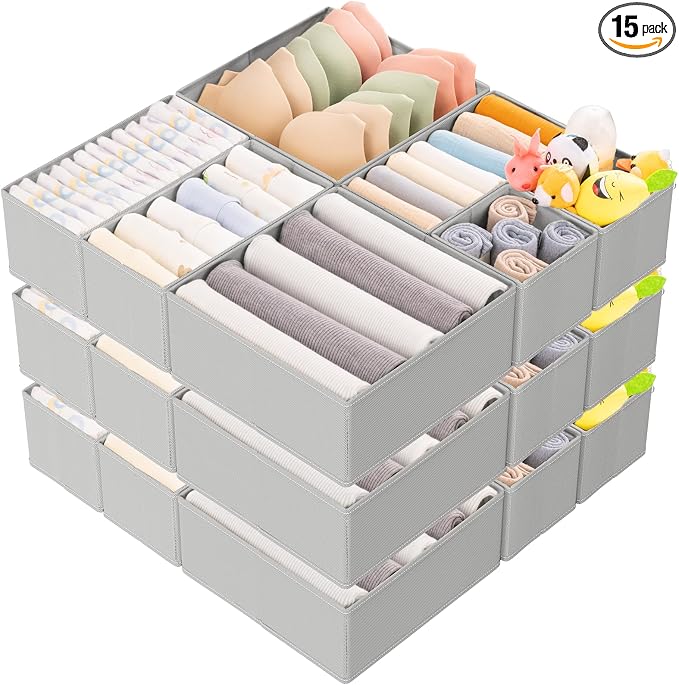 Criusia 15 Pack Drawer Organizer by Criusia