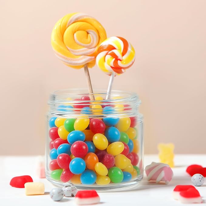 2oz Jars with Lids, Hoa Kinh 24 Pack Clear Glass Jars with Lids Empty Cosmetic - Image 7