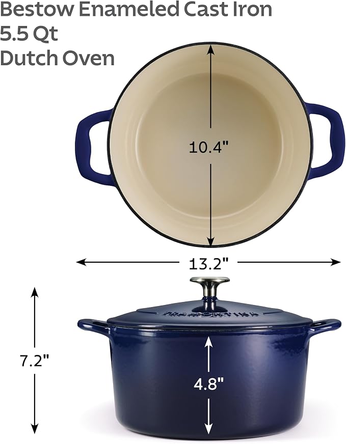Tramontina Bestow Enameled Cast Iron Dutch Oven Pot - Image 3