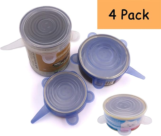 COMTIM Pet Food Can Lids, Silicone Stretch Can Lids Covers - Image 2