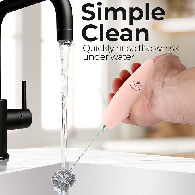 Zulay Kitchen Patented Tornado Triple Whisk Milk Frother - Image 9