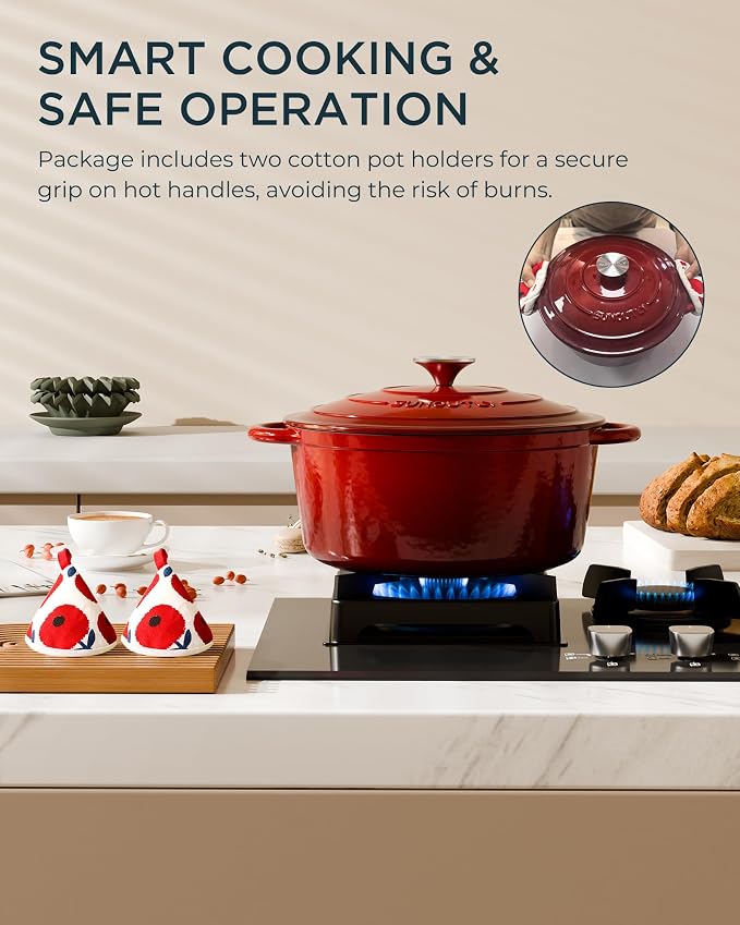 Enameled Cast Iron Dutch Oven - Image 7