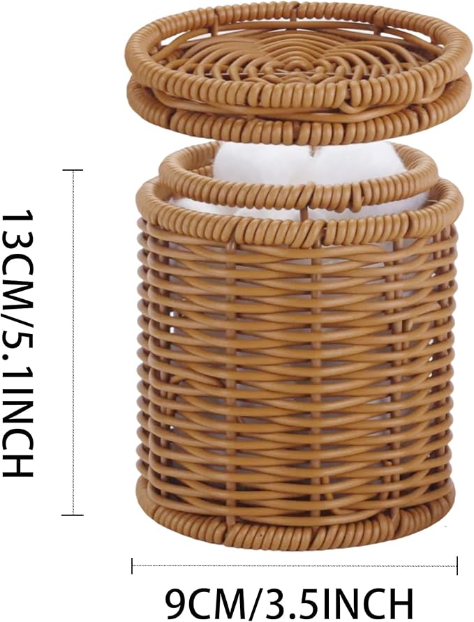Canister, Cotton Swab Holder - Image 3