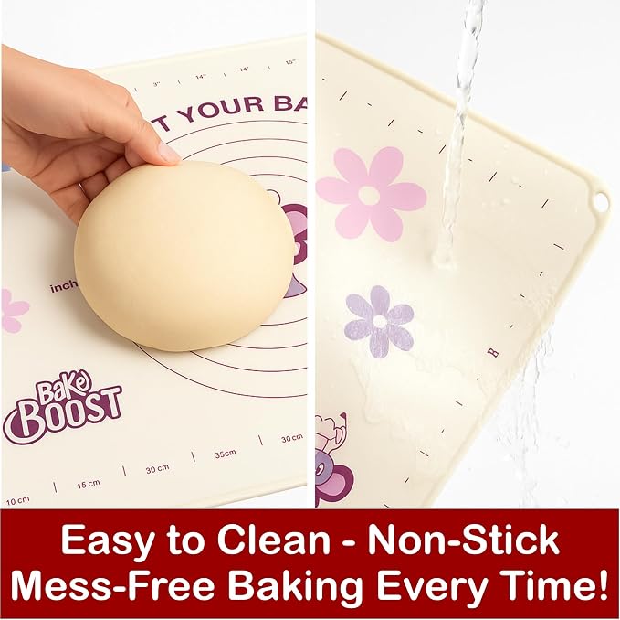 Silicone Baking Mat Gift Set – XL Non-Stick Pastry Mat - Image 3