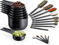 Wildone Black Measuring Cups & Spoons Set of 21 by Wildone