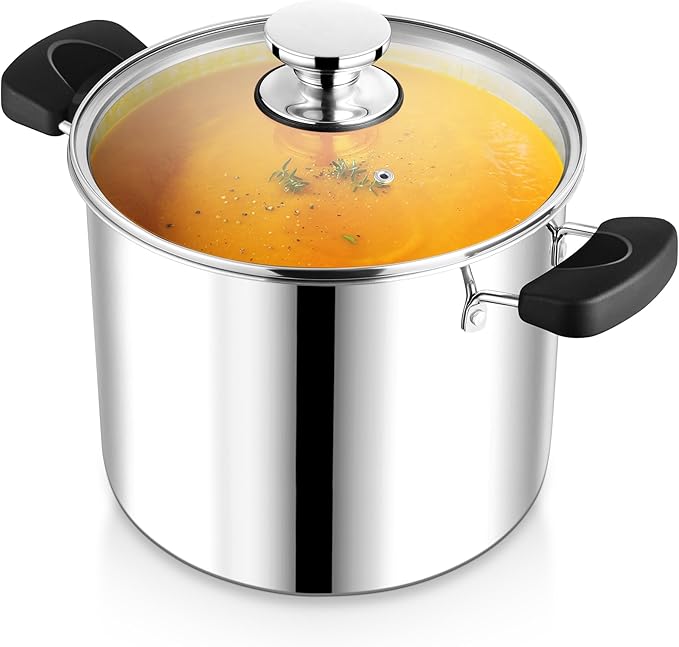 12 Quart 3-Ply Cooking Stock Pot by PPCHEF