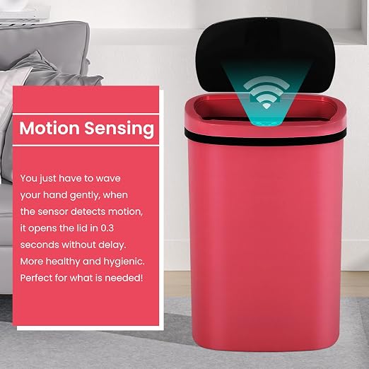 13 Gallon Trash Can | 50L Sensor Automatic Kitchen Trash Can - Image 3