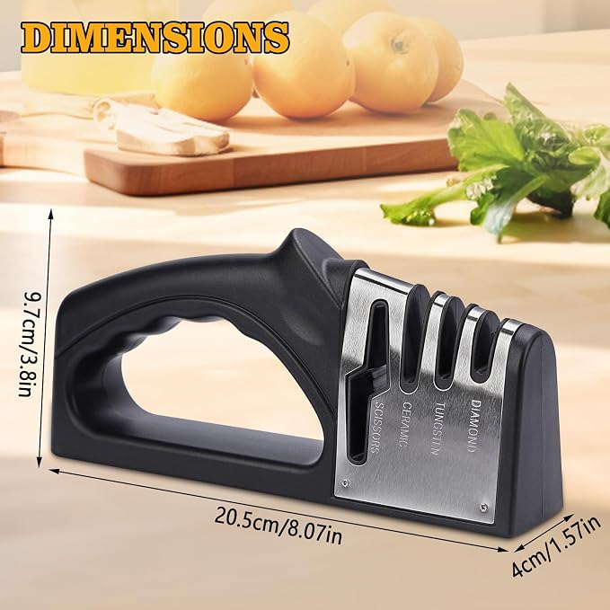 4-in-1Manual Knife Sharpener Suitable - Image 7