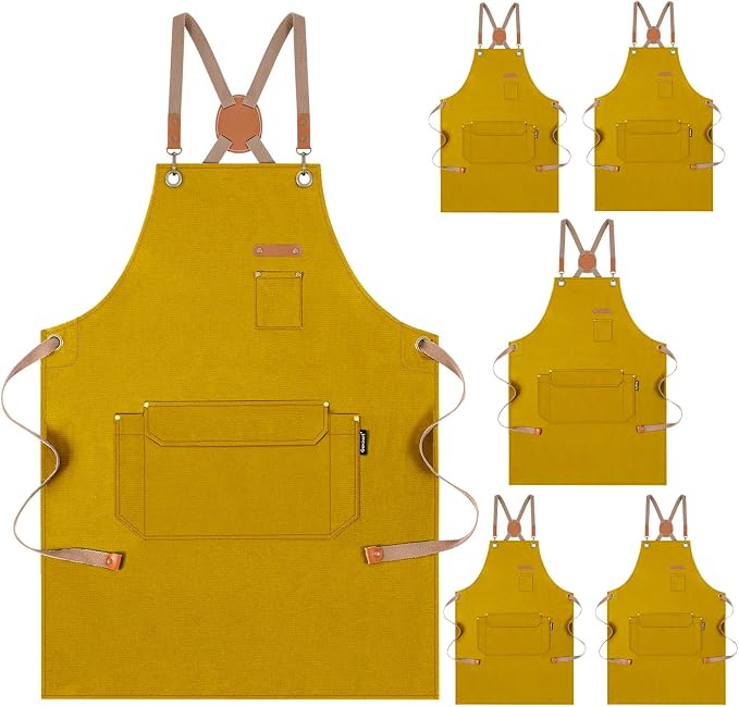 Genixart Chef Apron for Men Women by Genixart