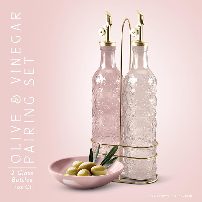 COOK WITH COLOR Glass Olive Oil Bottle Dispenser - Image 2