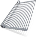 Ohuhu Dish Drying Rack Over The Sink, Roll Up Sink Rack 20.5" W x 13.1" L by Ohuhu