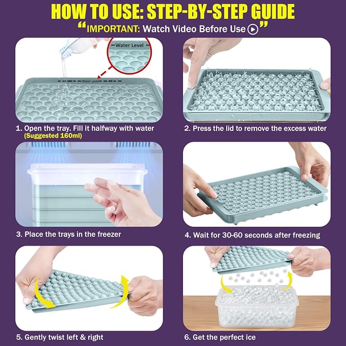 0.55in Mini Ice Cube Trays - Image 3