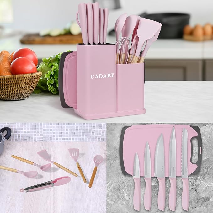 19 PCS Kitchen Cooking Utensils Set, 11 Pieces Silicone Cooking Utensils Set 6 - Image 9