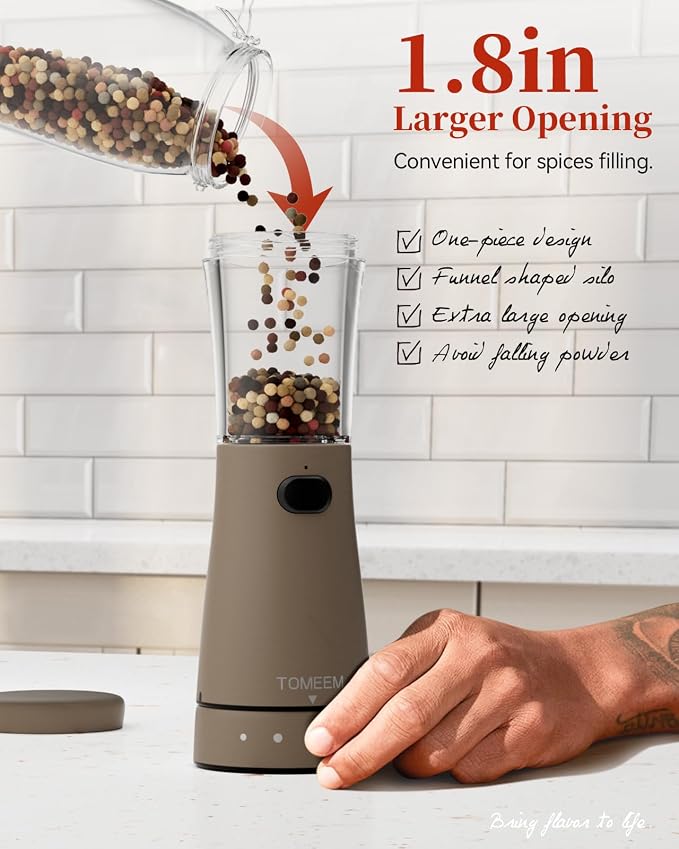 Electric Salt and Pepper Grinder Set - Image 5
