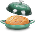 TeamFar Cast Iron Bread Dutch Oven, 6 Qt Enameled Dutch Oven Pot by TeamFar