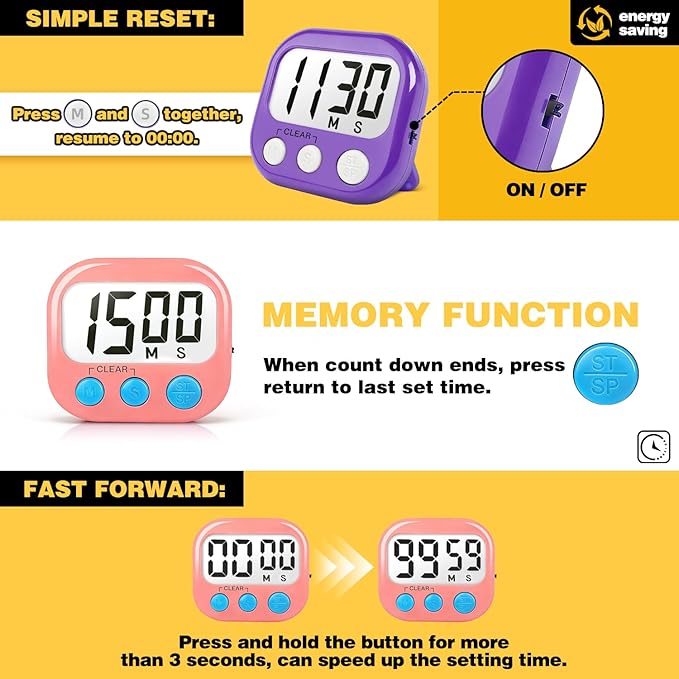 Classroom Timers for Teachers Kids Large Magnetic Digital Timer Teacher - Image 5