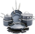 GreenPan Valencia Pro Ceramic Nonstick 13 Piece Cookware Set, Hard Anodized by GreenPan