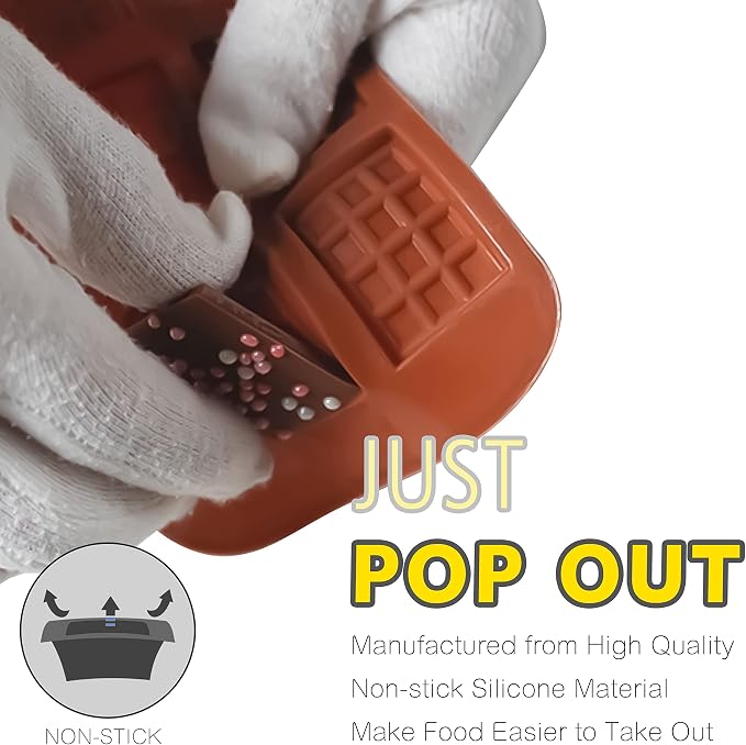Anaeat Silicone Break Apart Chocolate Molds - Image 3