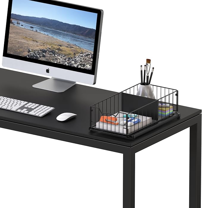 Simple Houseware Pull-Out Cabinet Sliding Basket Organizer, 17.2" D x 9.7" W x - Image 8