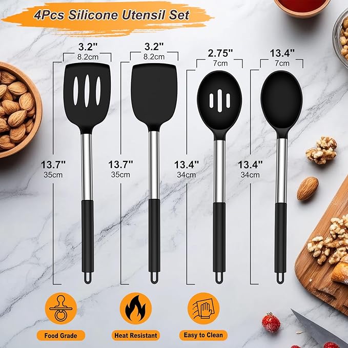 Yoehka Silicone Cooking Utensils Set - Image 2