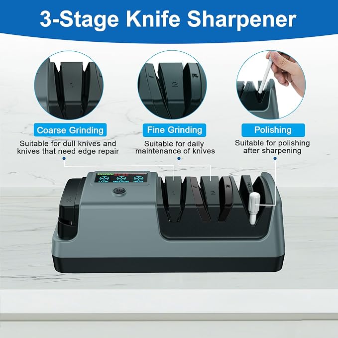 5-in-1 Electric Knife Sharpener - Image 4