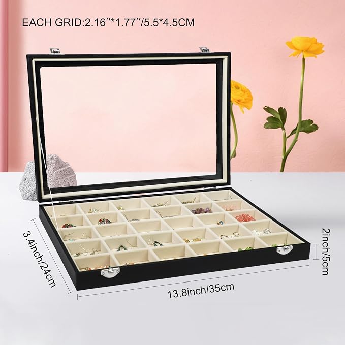 Stratalife Earring Organizer Jewelry Holder Organizer Drawer Earring Storage - Image 5