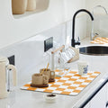 Ohocut Checkered Dish Drying Mat by Ohocut
