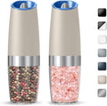 Gravity Electric Salt And Pepper Grinder Set, Automatic Salt And Pepper Grinder by KIARYUOLL
