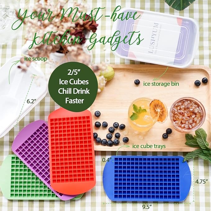 Mini Ice Cube Trays for Freezer - Image 4