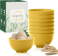 Wrova wheat straw icecream bowls 10oz set of 8 by WROVA