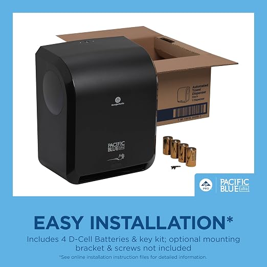 Pacific Blue Ultra 8" High-Capacity Automated Touchless Paper Towel Dispenser - Image 7