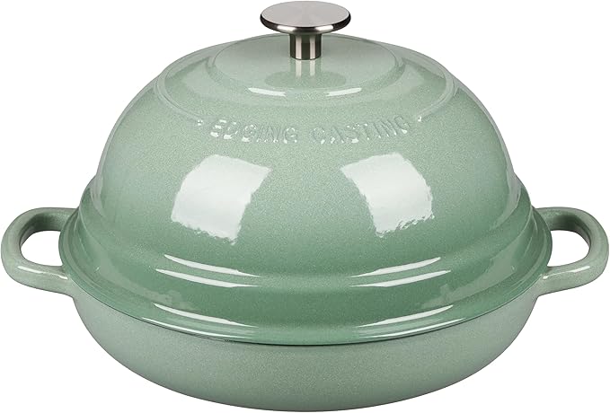 EDGING CASTING Enameled Cast Iron Dutch Oven Pot by EDGINGCOOKWARE