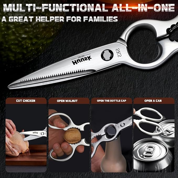 Huusk Kitchen Scissors All Purpose - Image 6