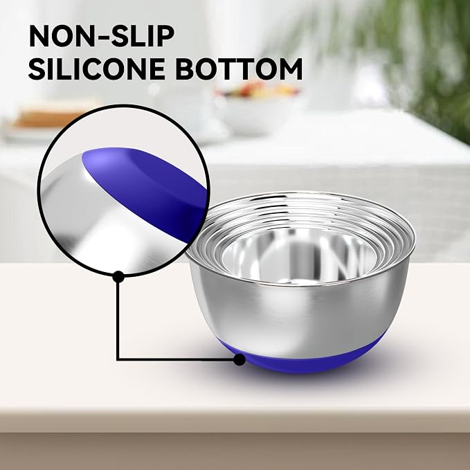 KITEISCAT Stainless Steel Mixing Bowls - Image 5