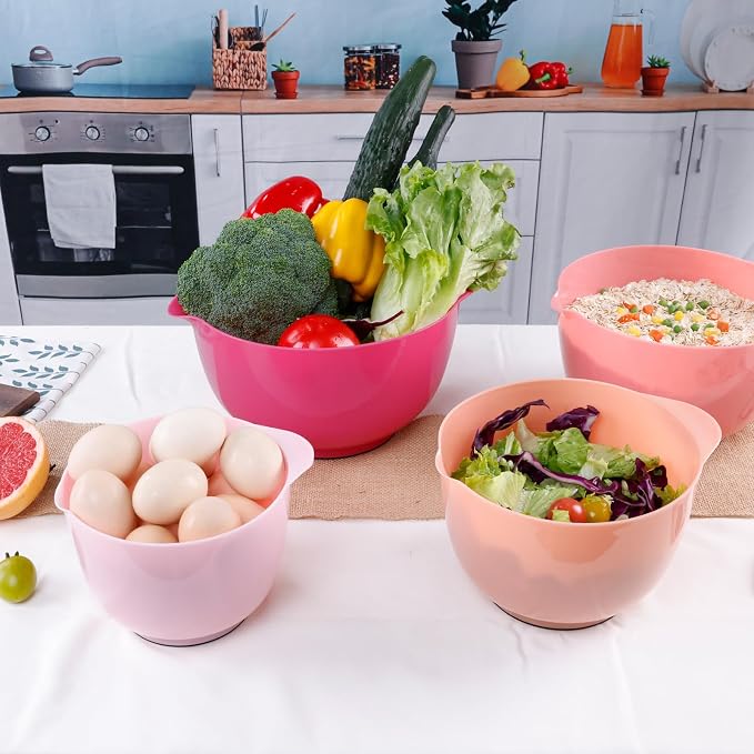 BoxedHome Classic Mixing Bowl Set, BPA Free Plastic, Microwave and Dishwasher - Image 4