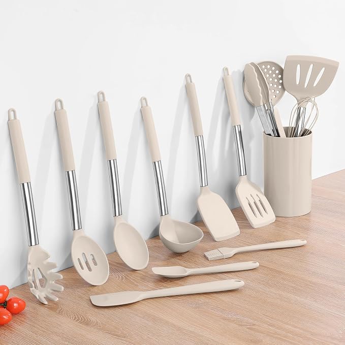 Onader Silicone Cooking Utensils Set of 15, Kitchen Utensils Set - Image 9