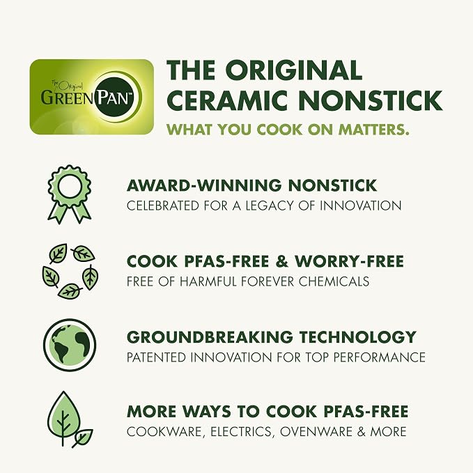 GreenPan Hybrid 12” Nonstick Stainless Steel Frying Pan - Image 9