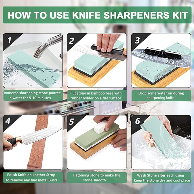 Wucgea Knife Sharpening Stone Kit - Image 3