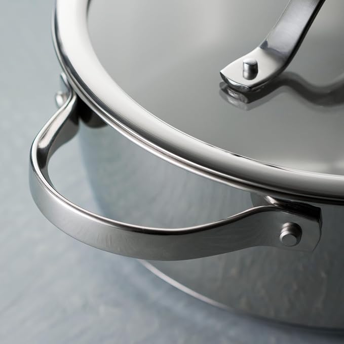 Tramontina Tempo Tri-Ply Base Stainless Steel 10-Piece Cookware Set - Image 10