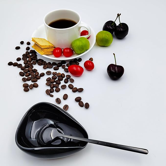 Ture Small Mini Ceramic Spoon Rest: Coffee Teaspoon & Bar Spoon Holder Kit - Image 4