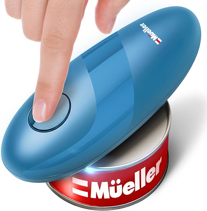 MUELLER HOME SmoothEdge Auto Electric Can Opener – Battery‑Operated One‑Touch w by MUELLERHOME