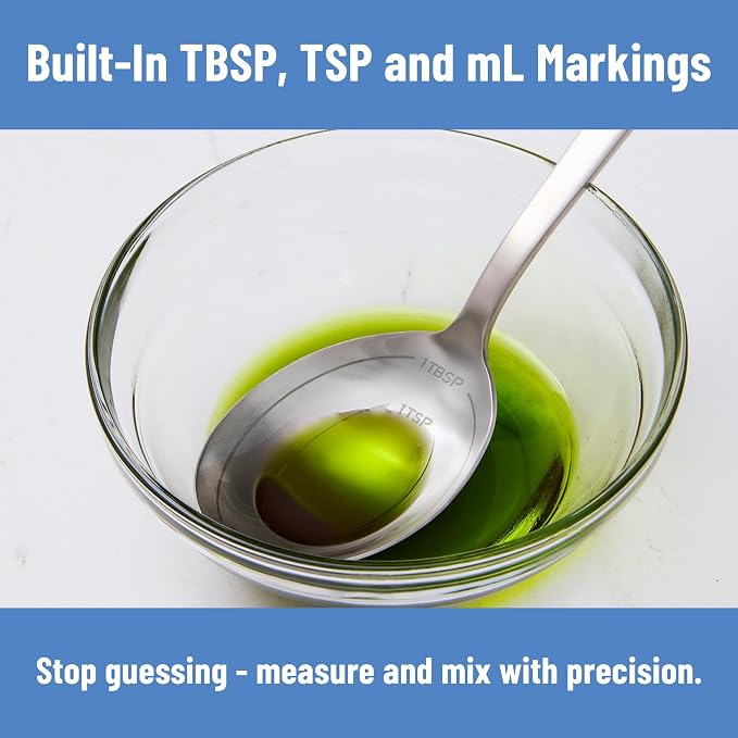 Misen Measuring Chef Spoon – Stainless Steel Cooking Spoon - Image 2