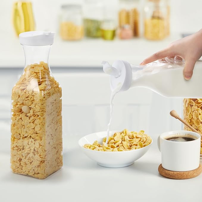 YOUEON 8 Pack 50 Oz Plastic Water Carafe - Image 6