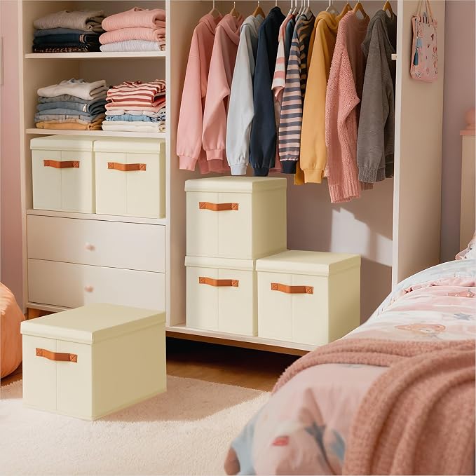 Homsorout Storage Bins with Lids - Image 5