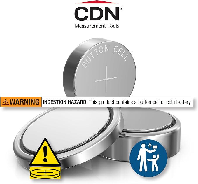 CDN Waterproof Digital Cooking Thermometer Instant Read 2.75" Stainless - Image 9