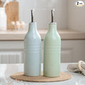 famiware Jupiter 16oz Ceramic Olive Oil Dispenser Bottle, Olive Oil and Vinegar by Famiware