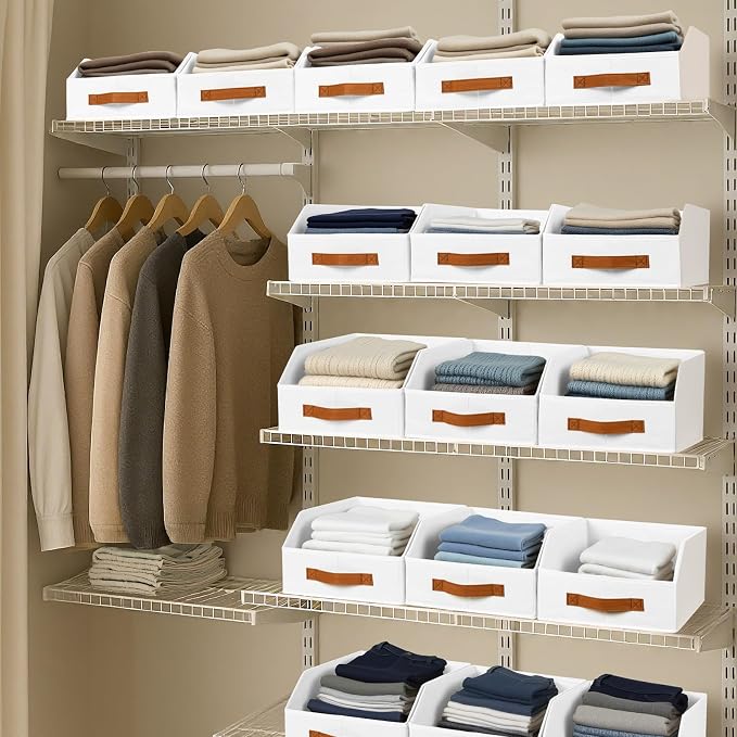 Homsorout Fabric Storage Bins for Organizing - Image 6