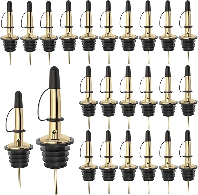 Pafusen 24 Pack Liquor Bottle Pourers, Liquor Pour Spout - Image 2