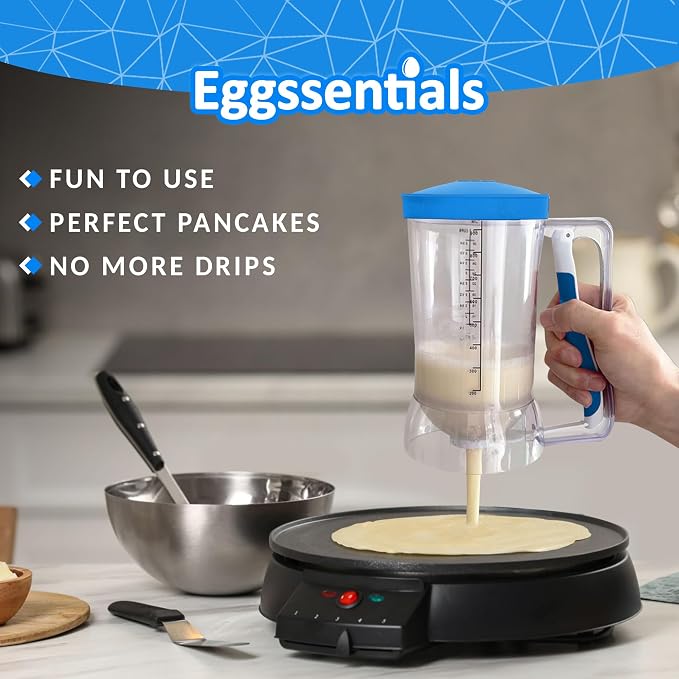 Eggssentials Batter Dispenser – Easy Pour Pancake Batter Dispenser - Image 5